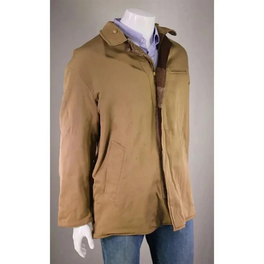 Polo Ralph Lauren Vintage Reversible Wool-Alpaca-Cotton Barn Coat Jacket~ L - Picture 4 of 11